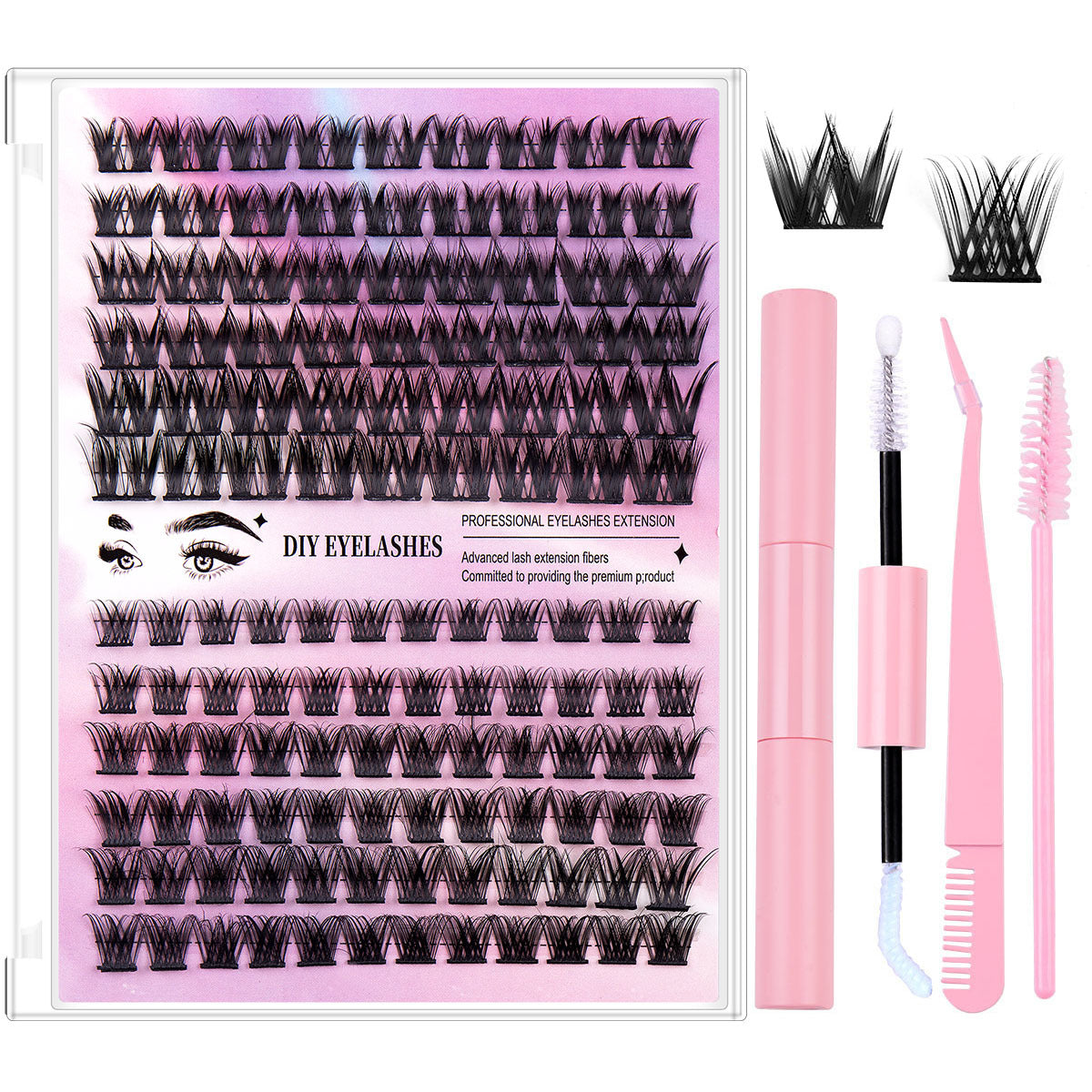 DIY Eyelash Glue Set for Natural Volume Lashes