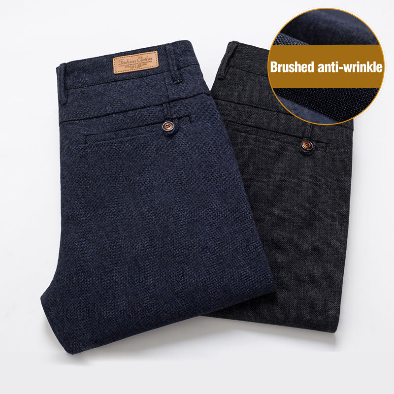 Slim Fit Stretch Casual Pants for Men in Trendy Style