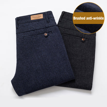 Slim Fit Stretch Casual Pants for Men in Trendy Style