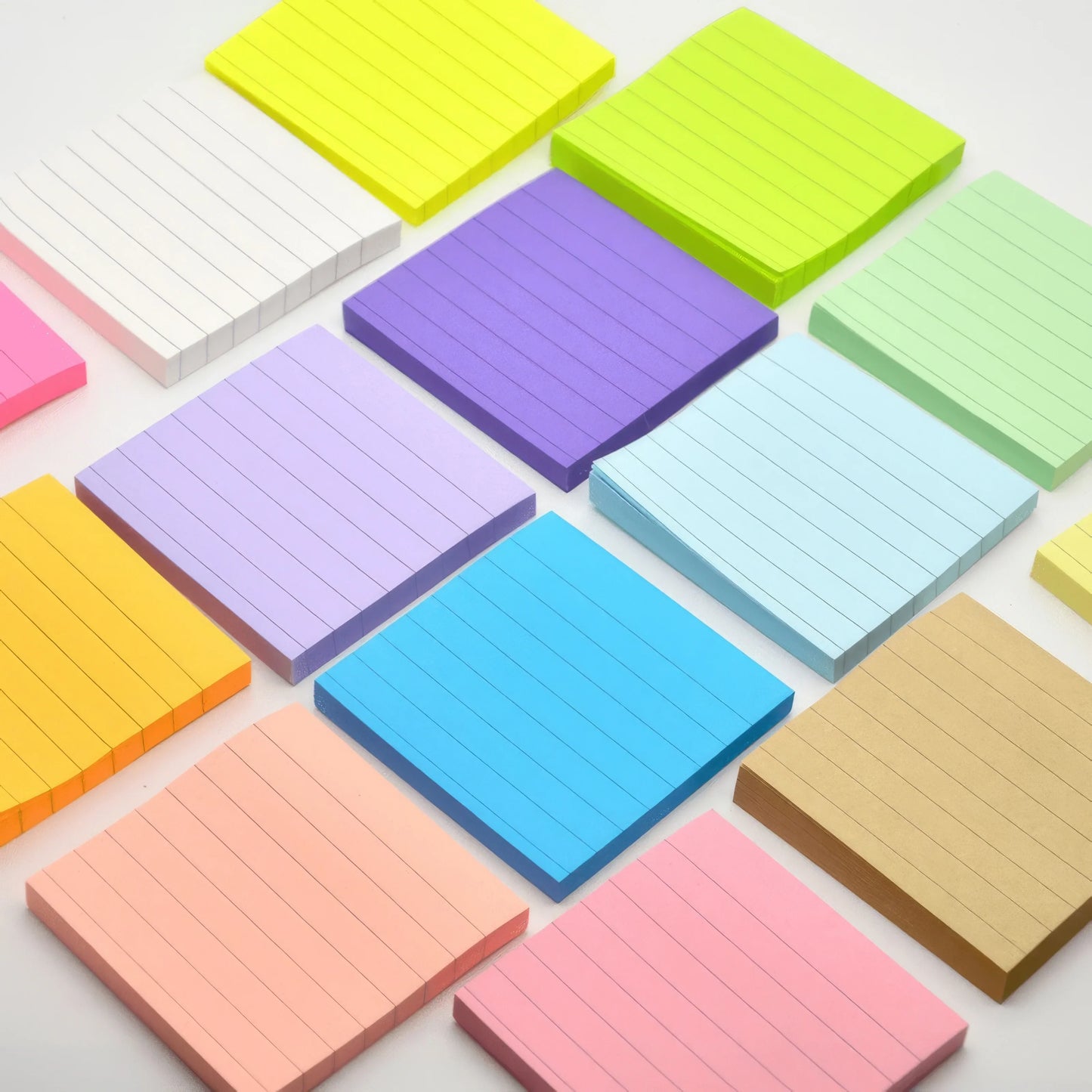 200 Colorful Horizontal Notes, A Multifunctional Note Taking Tool Suitable for Home Reminders and Notes