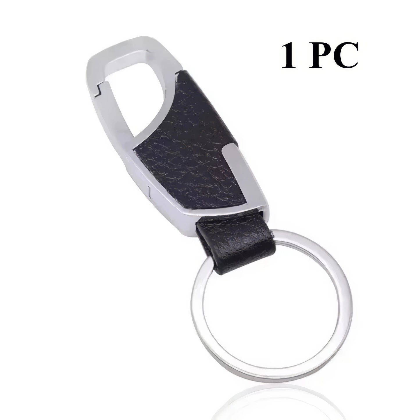 1/2 Black Car Keychain, Creative, Simple and Fashionable, Suitable for Daily Use, Suitable for Most Vehicles, A Gift for Father