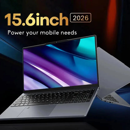 2026 New Notebook Windows 11 15.6 inch Laptop Fingerprint UnIock Intel Core i9-10980HK 16GB RAM 1/2TB SSD Office Gaming Laptops