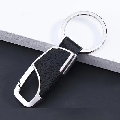 1/2 Black Car Keychain, Creative, Simple and Fashionable, Suitable for Daily Use, Suitable for Most Vehicles, A Gift for Father