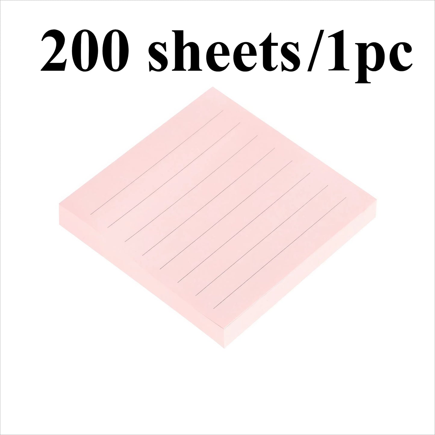200 Colorful Horizontal Notes, A Multifunctional Note Taking Tool Suitable for Home Reminders and Notes
