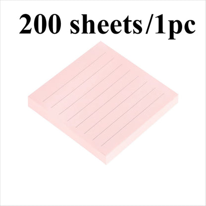 200 Colorful Horizontal Notes, A Multifunctional Note Taking Tool Suitable for Home Reminders and Notes