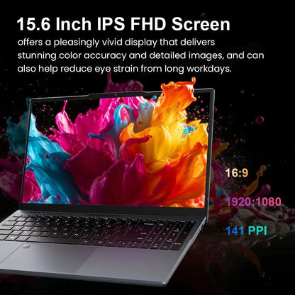2026 New Notebook Windows 11 15.6 inch Laptop Fingerprint UnIock Intel Core i9-10980HK 16GB RAM 1/2TB SSD Office Gaming Laptops