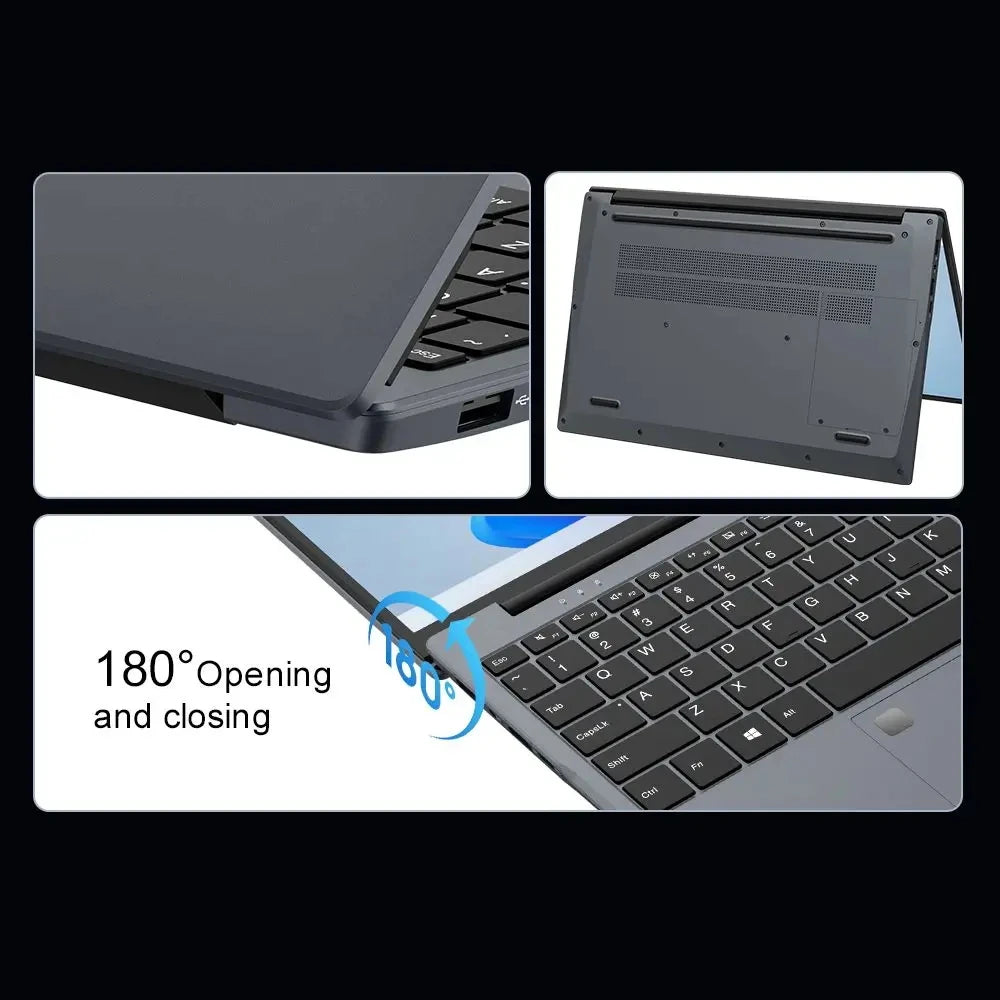 2026 New Notebook Windows 11 15.6 inch Laptop Fingerprint UnIock Intel Core i9-10980HK 16GB RAM 1/2TB SSD Office Gaming Laptops