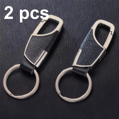 1/2 Black Car Keychain, Creative, Simple and Fashionable, Suitable for Daily Use, Suitable for Most Vehicles, A Gift for Father