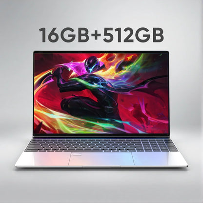 New 15.6" Laptop Intel Core i9-9880H 32GB 2TB Gaming PC Ultra Slim Office Study Computer PC Windows 11 Pro 1920*1080 HD