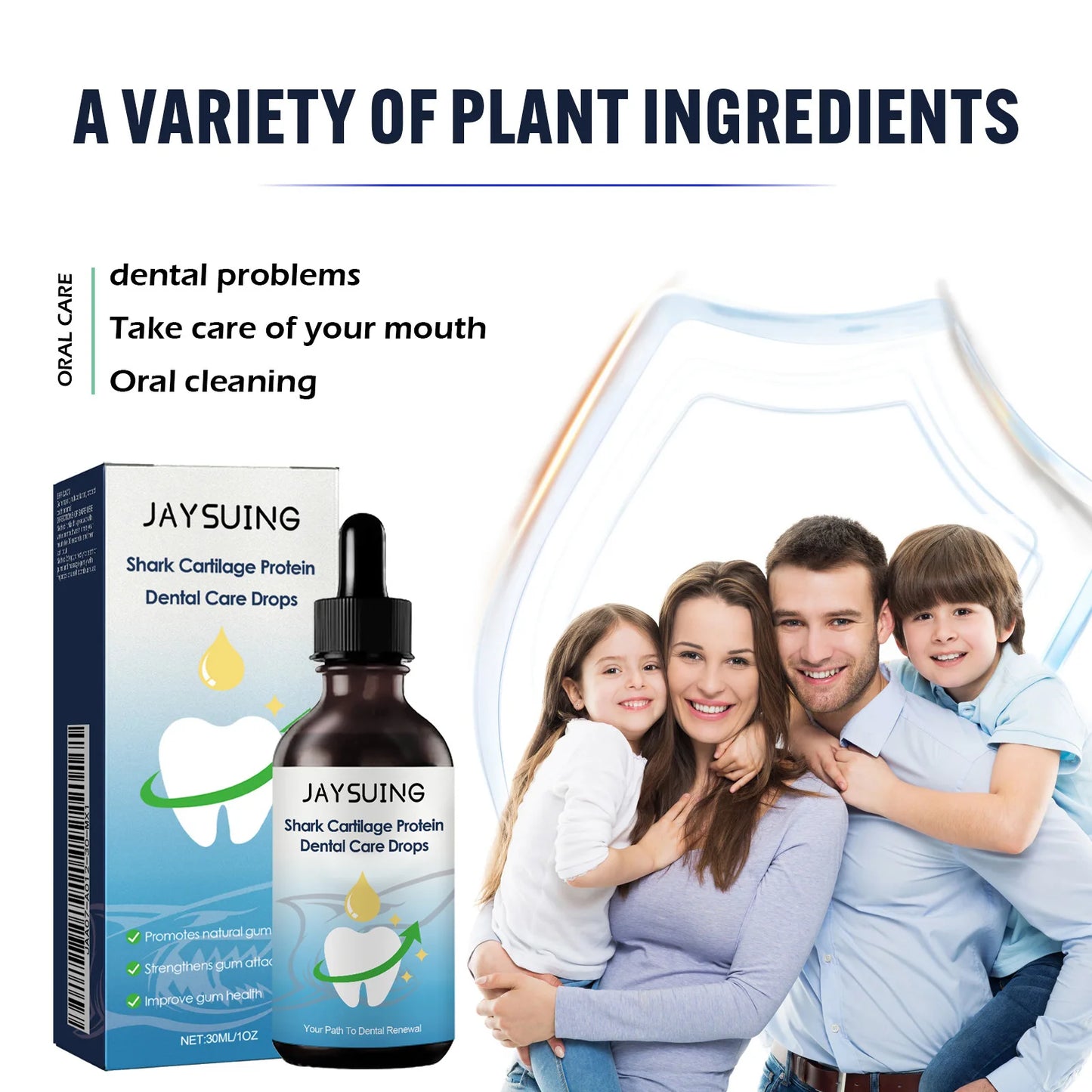 Jaysuing 30ml Repair Gums Serum Relieve Tooth Allergy Gum Pain Tooth Stain Cleaning Repair Gingival Regrowth Dental Care Drop