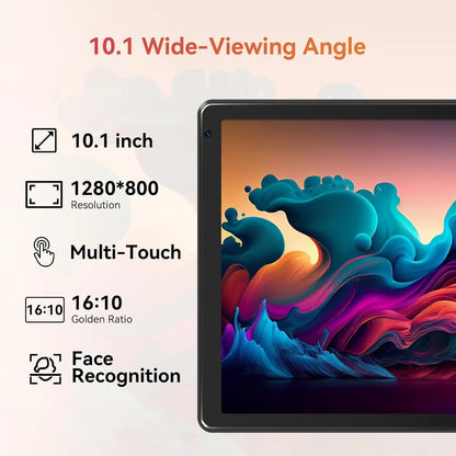 10 Inch Android 15 Tablet 8 Core Tablets 24(4+20)GB+128GB 1TB Expansion WiFi6 5MP+8MP Stylus Keyboard Mouse Headphone PC PAD Set