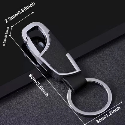 1/2 Black Car Keychain, Creative, Simple and Fashionable, Suitable for Daily Use, Suitable for Most Vehicles, A Gift for Father