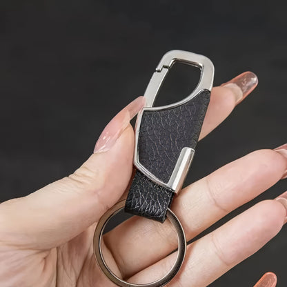 1/2 Black Car Keychain, Creative, Simple and Fashionable, Suitable for Daily Use, Suitable for Most Vehicles, A Gift for Father
