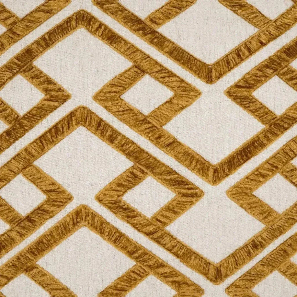 Accolade Amber Geometric Gold Large Throw Pillow Insert