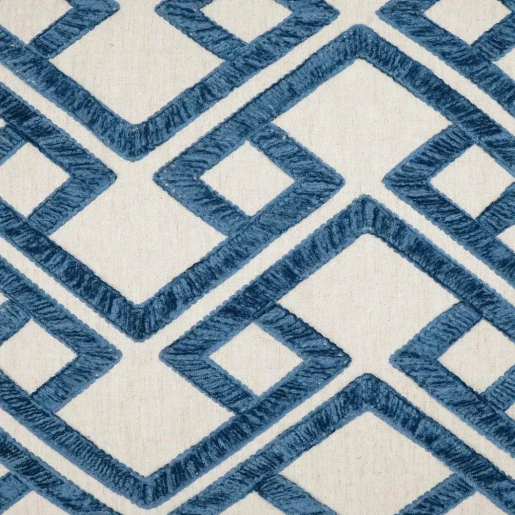 Accolade Blue Geometric Blue Large Throw Pillow Insert