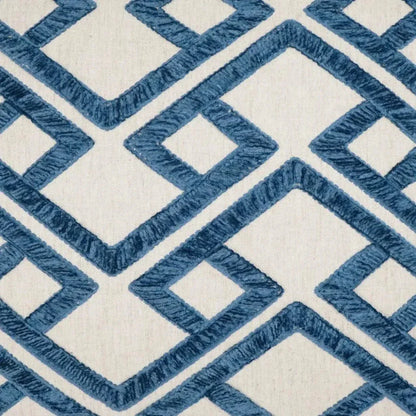 Accolade Blue Geometric Blue Large Throw Pillow Insert