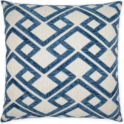 Accolade Blue Geometric Blue Large Throw Pillow Insert