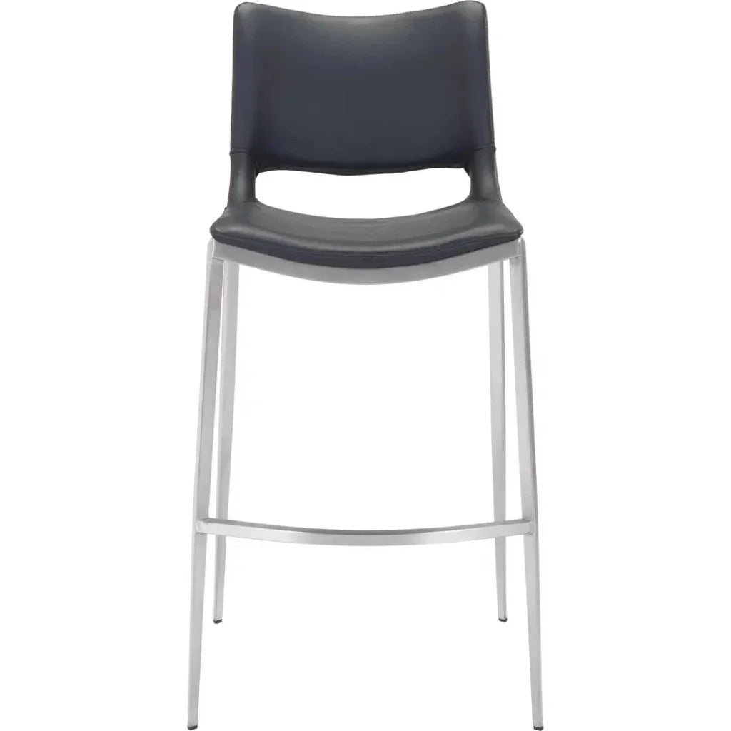 Ace Black & Silver Bar Chair (Set of 2)