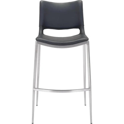 Ace Black & Silver Bar Chair (Set of 2)
