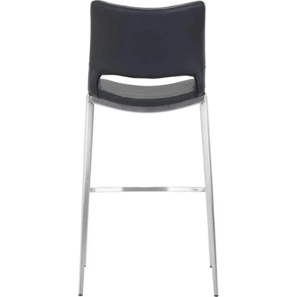 Ace Black & Silver Bar Chair (Set of 2)