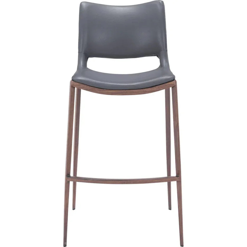 Ace Dark Gray Bar Chair (Set of 2)