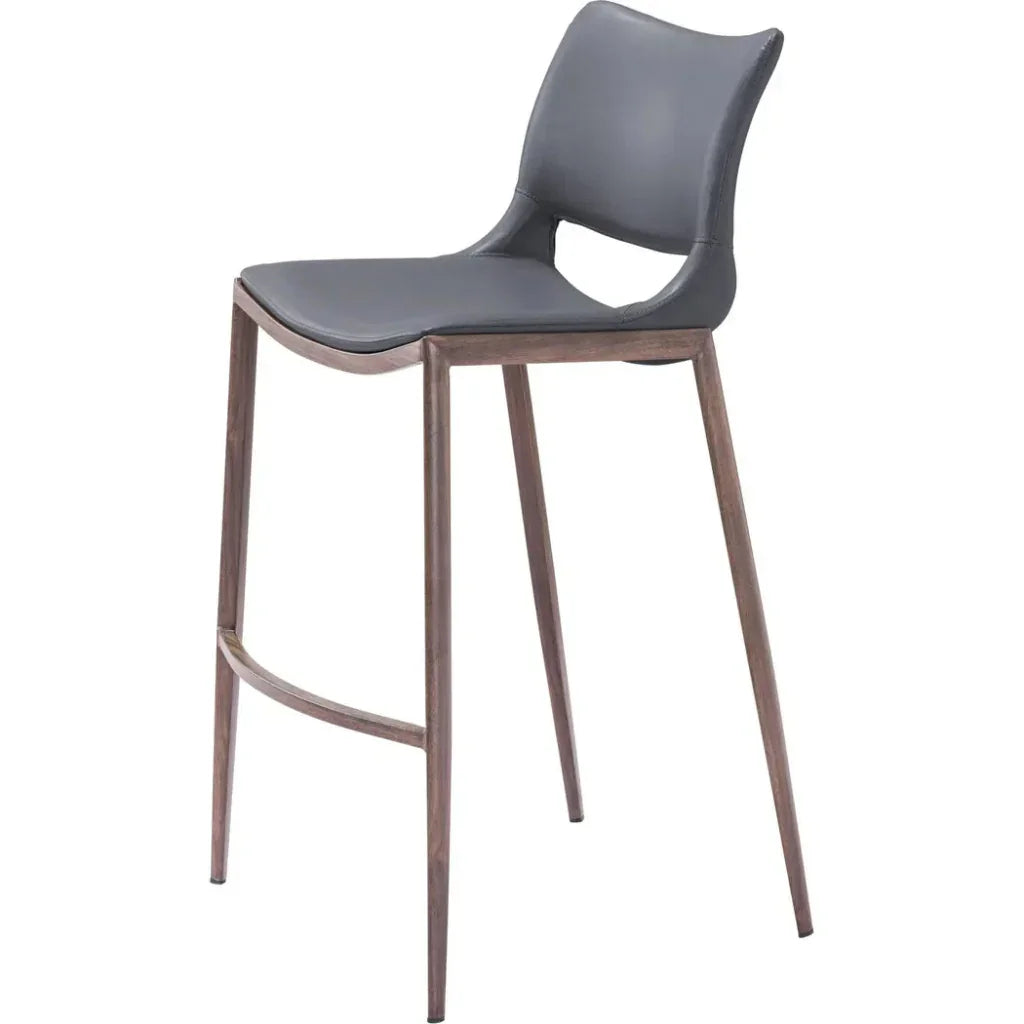 Ace Dark Gray Bar Chair (Set of 2)