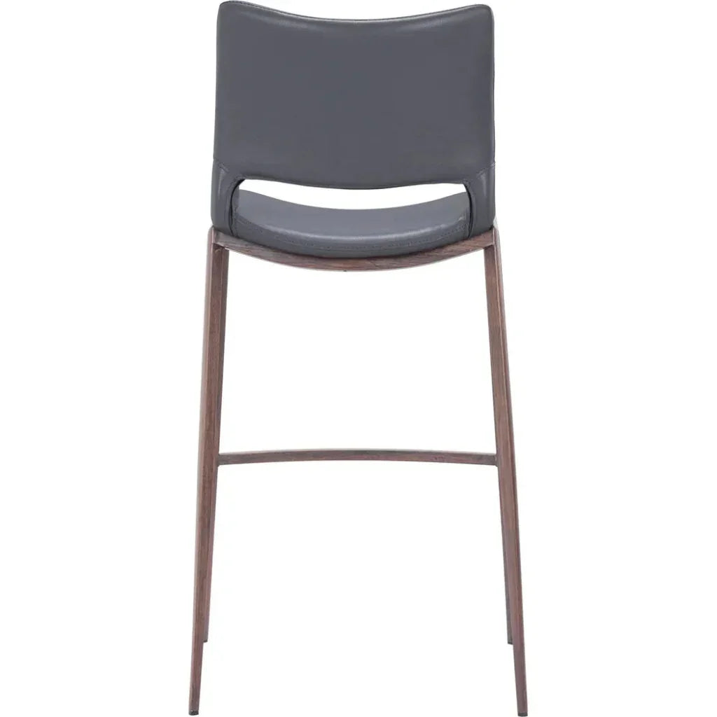 Ace Dark Gray Bar Chair (Set of 2)