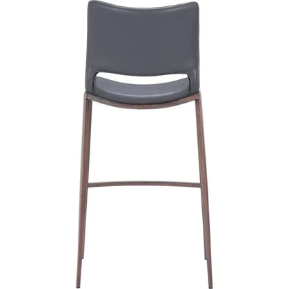 Ace Dark Gray Bar Chair (Set of 2)