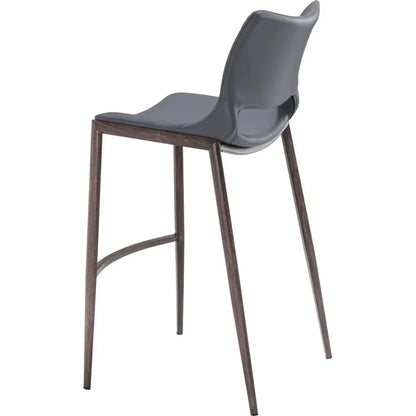 Ace Dark Gray Bar Chair (Set of 2)