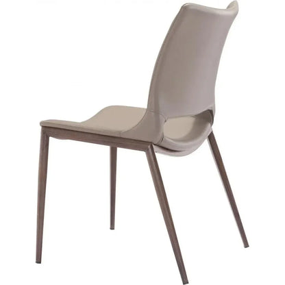 Ace Leather Armless Dining Chair 2PC