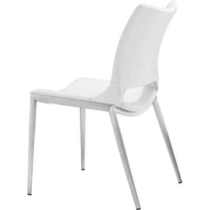 Ace Leather Armless Dining Chair 2PC