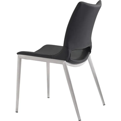 Ace Leather Armless Dining Chair 2PC