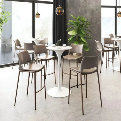 Ace Walnut Bar Chair (Set of 2)