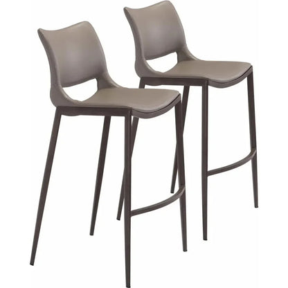 Ace Walnut Bar Chair (Set of 2)