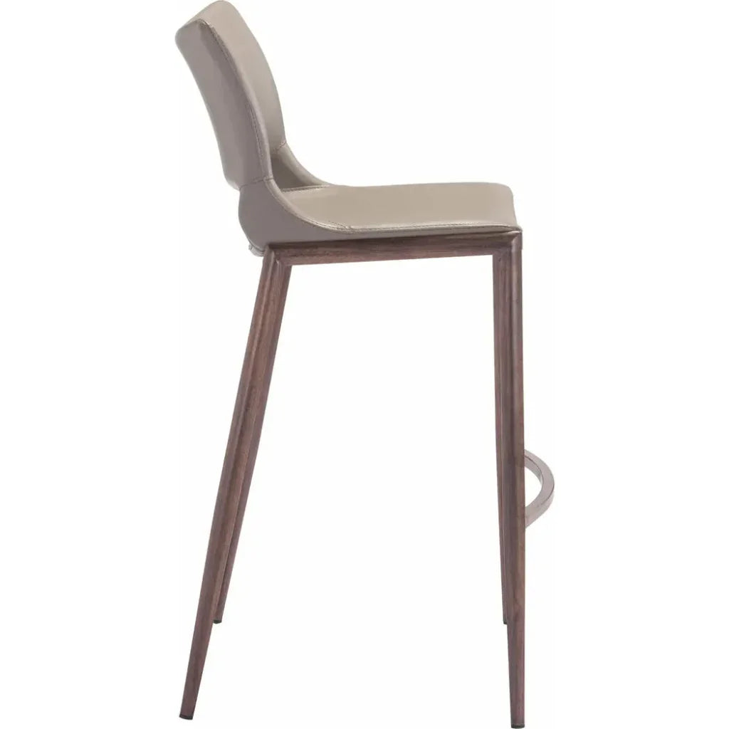 Ace Walnut Bar Chair (Set of 2)