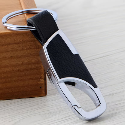 1/2 Black Car Keychain, Creative, Simple and Fashionable, Suitable for Daily Use, Suitable for Most Vehicles, A Gift for Father