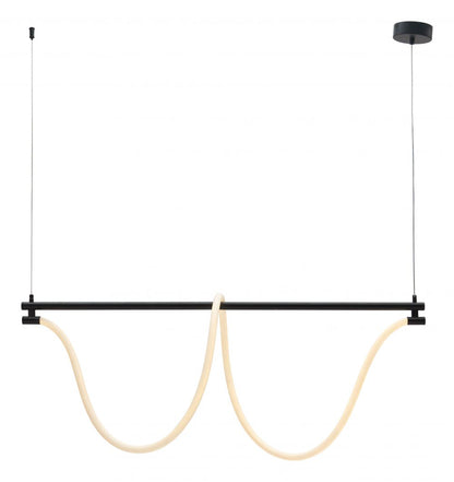 Adder Steel Black Ceiling Lamp