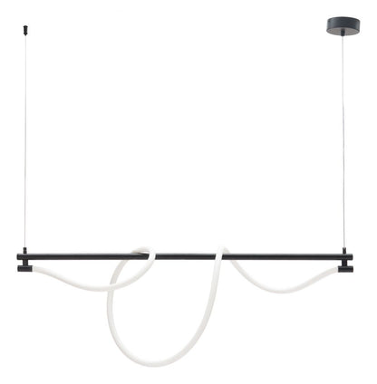 Adder Steel Black Ceiling Lamp