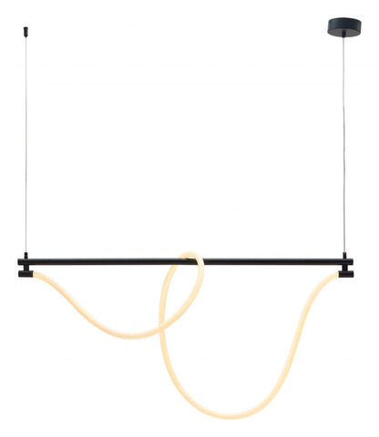 Adder Steel Black Ceiling Lamp