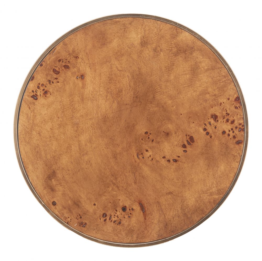 Afinato Wooden Brown Side Table
