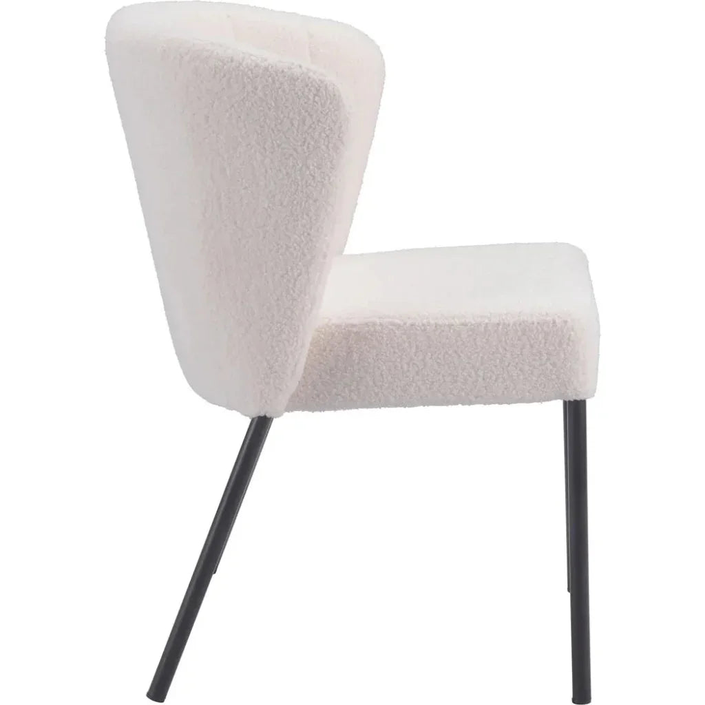 Aimee Performance Fabric Armless Dining Chair 2PC