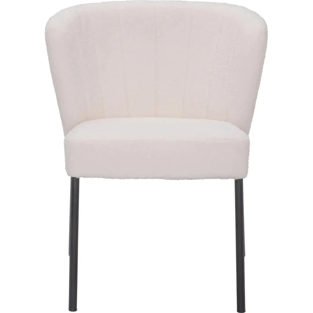Aimee Performance Fabric Armless Dining Chair 2PC