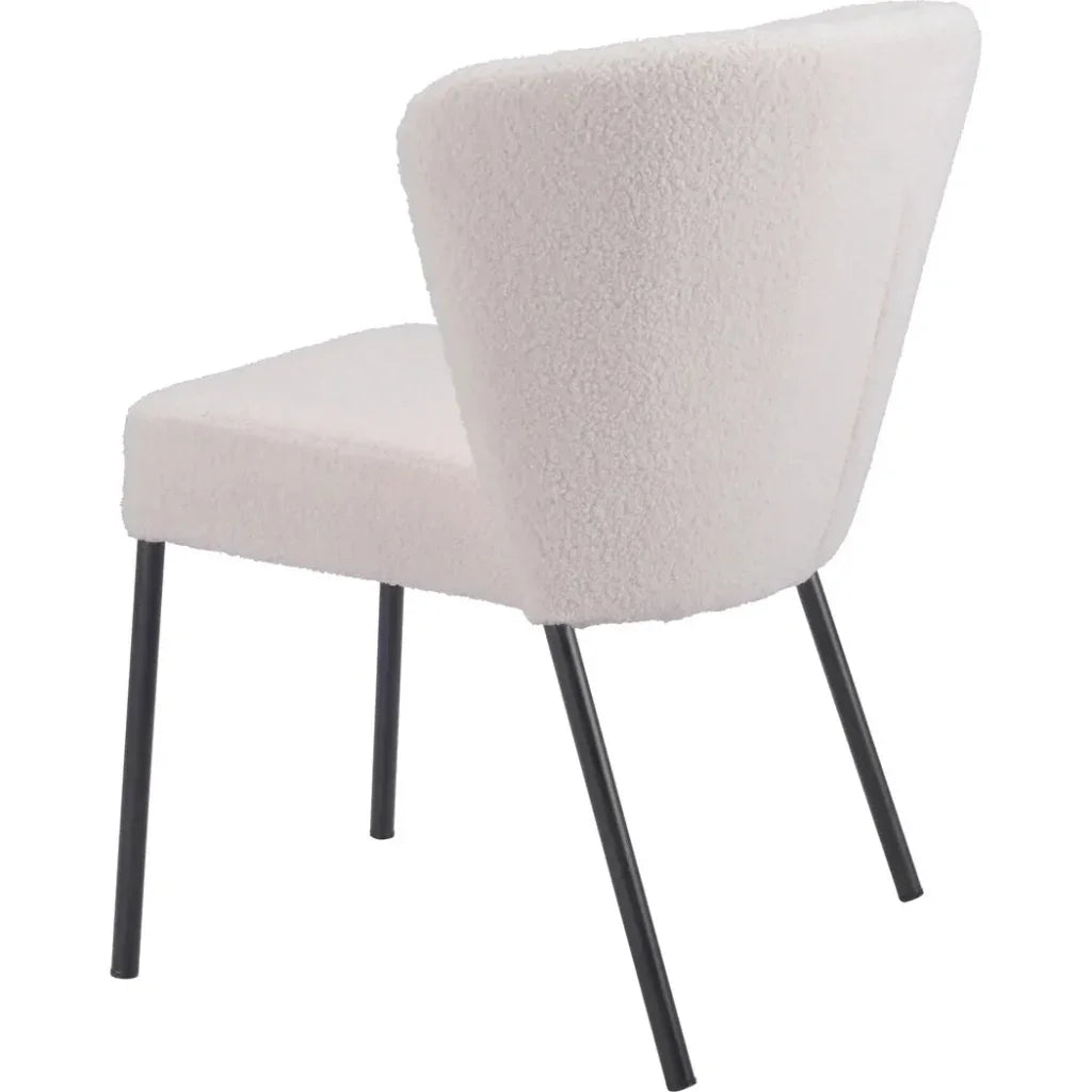 Aimee Performance Fabric Armless Dining Chair 2PC