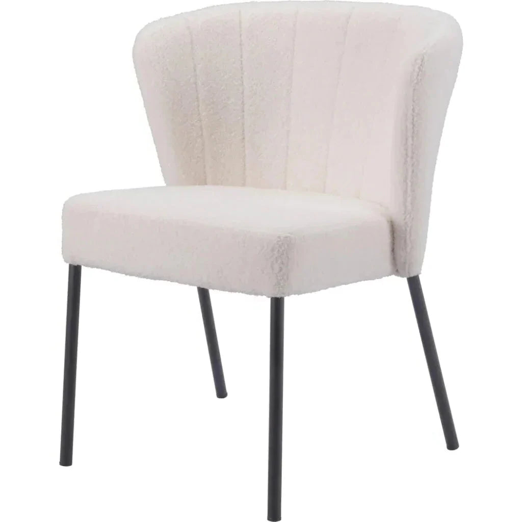 Aimee Performance Fabric Armless Dining Chair 2PC