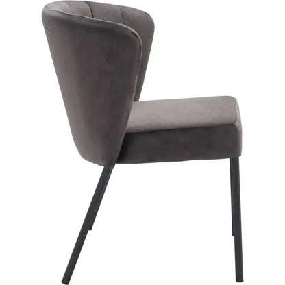 Aimee Performance Fabric Armless Dining Chair 2PC