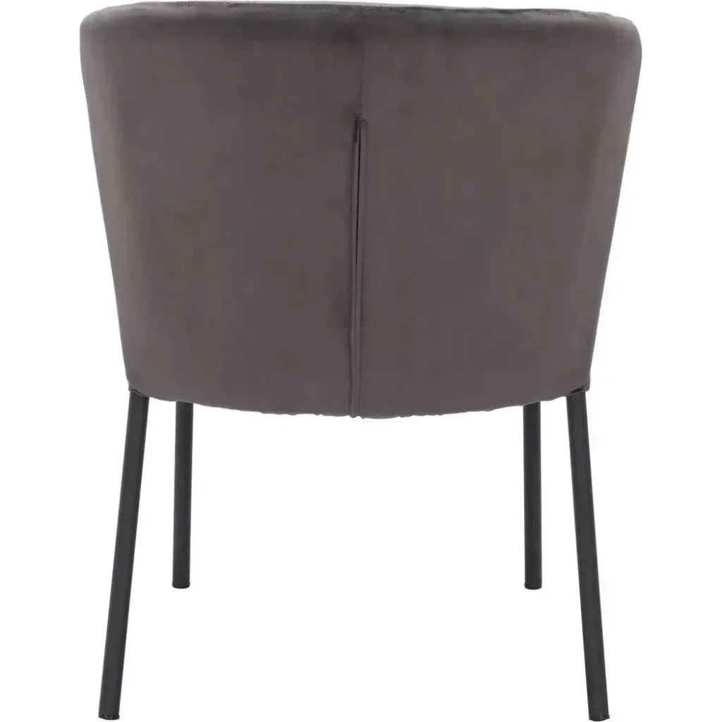 Aimee Performance Fabric Armless Dining Chair 2PC