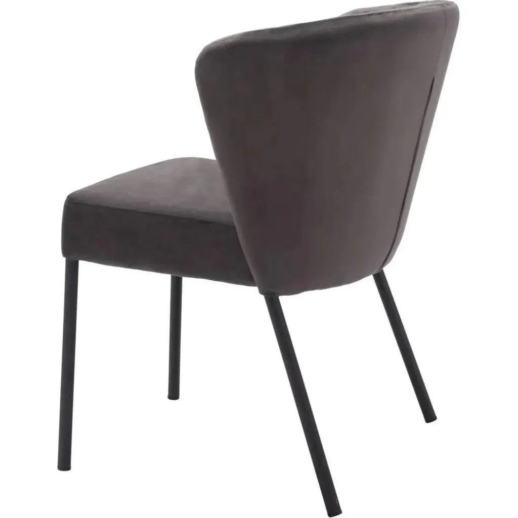 Aimee Performance Fabric Armless Dining Chair 2PC