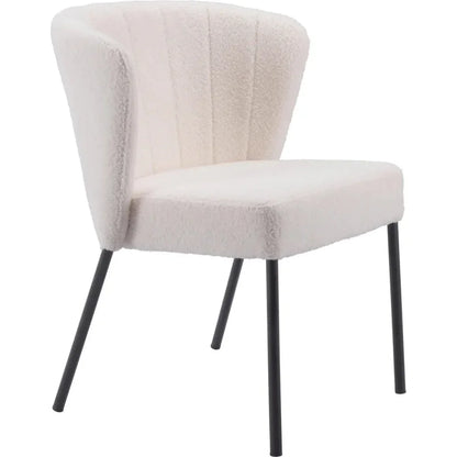 Aimee Performance Fabric Armless Dining Chair 2PC