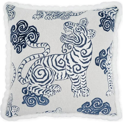Akbar Blue Novelty Blue Large Throw Pillow Insert