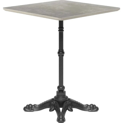 Alfresco Metal Gray Square Dining Table